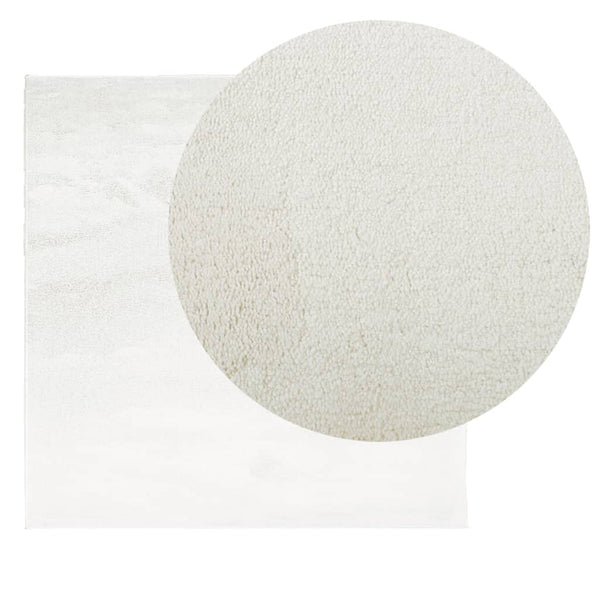 Teppich Oviedo Kurzflor Pinkey 120x120cm Creme