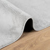 Grauer Kurzflorteppich Oviedo Pinkey 80x250cm