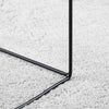 Grauer Kurzflorteppich Oviedo Pinkey 80x250cm