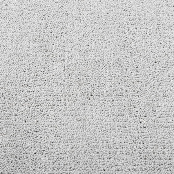 Grauer Kurzflorteppich Oviedo Pinkey 80x250cm
