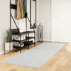 Grauer Kurzflorteppich Oviedo Pinkey 80x250cm