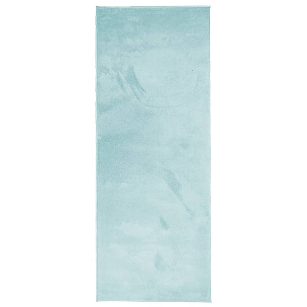 Grüner Teppich Oviedo Kurzflor Pinkey 80x200cm