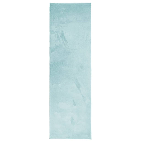 Grüner Teppich Oviedo Kurzflor Pinkey 80x250cm
