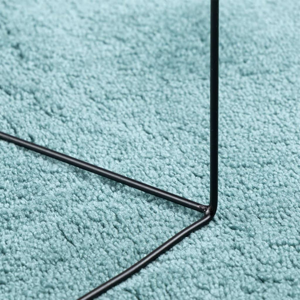 Grüner Teppich Oviedo Kurzflor Pinkey 80x250cm