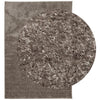 Grauer Hochflor-Teppich Istan glänzend Inhan 120x170cm