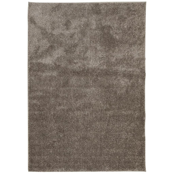 Grauer Hochflorteppich Inhan 160x230cm