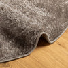 Grauer Teppich Istan Hochflor glänzend Inhan Ø 100cm