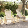 Apetroaie Adirondack Schaukelstühle (2er-Set Fichte)