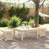 Gartenhocker Bruno (2 Stk., Material Fichte)