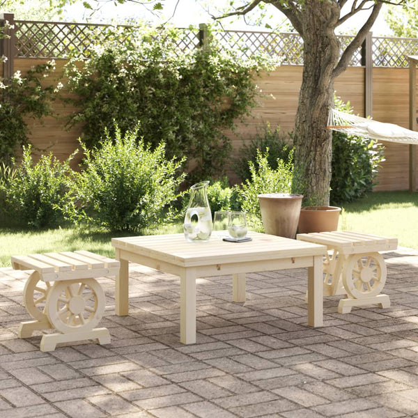 Gartenhocker Bruno (2 Stk., Material Fichte)
