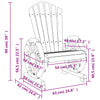 Gartenstuhl Iones Adirondack (Fichte)