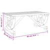 Pamfiliuc Gartencouchtisch 90x50x40cm (Fichte)