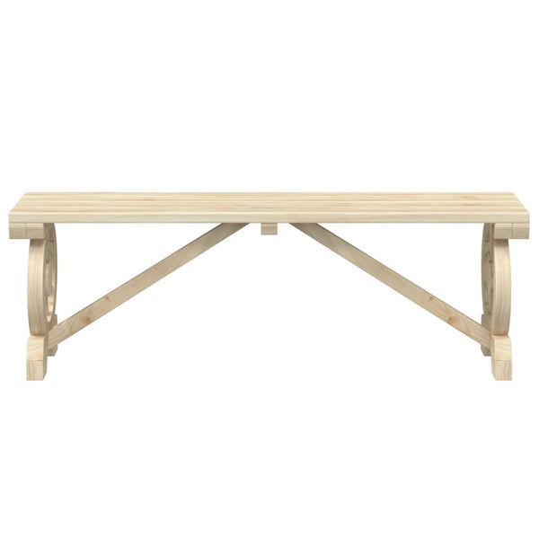 Viertel Gartenbank 115cm (Fichte)