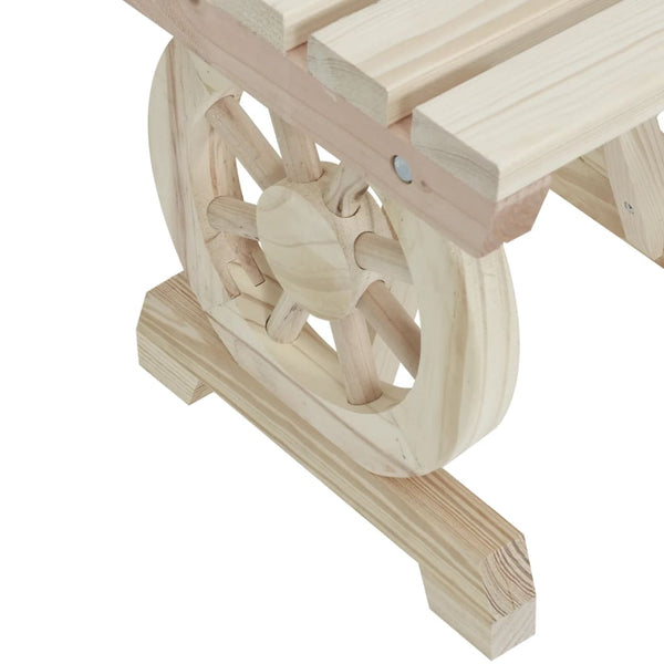 Viertel Gartenbank 115cm (Fichte)