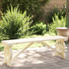 Viertel Gartenbank 115cm (Fichte)