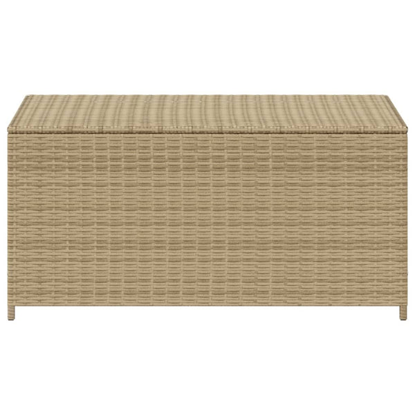 Beige Gartenaufbewahrungsbox Dulcineia 190 l (Polyrattan)