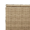 Beige Gartenaufbewahrungsbox Dulcineia 190 l (Polyrattan)