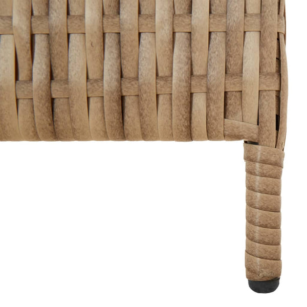 Dacia Raumteiler beige (5 Paneele, Polyrattan)