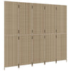Beiger Dacia Raumteiler (Polyrattan, 5 Paneele)