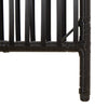 Schwarzer Dacia Raumteiler (4 Paneele Polyrattan)