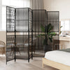 Raumteiler Dacia schwarz (6 Paneele Polyrattan)