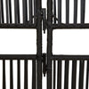 Raumteiler Dacia schwarz (6 Paneele Polyrattan)