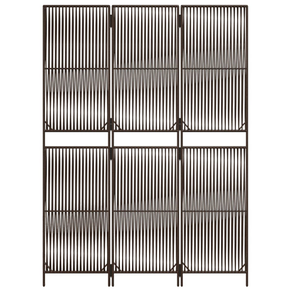 Dacia brauner Raumteiler (3 Paneele Polyrattan)