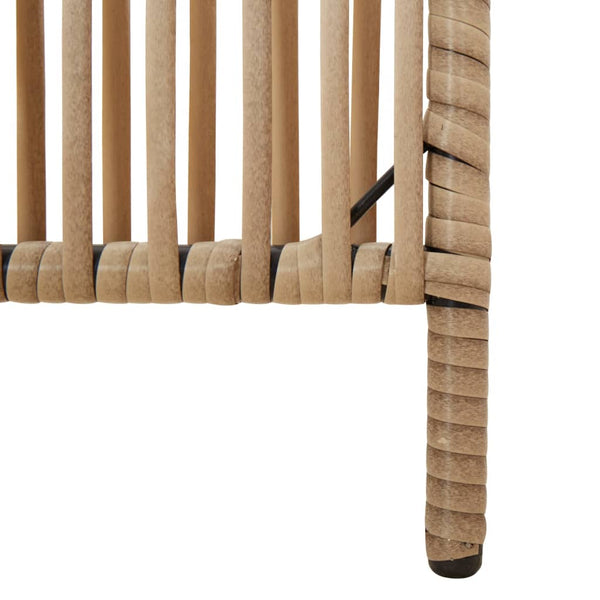 Beiger Dacia Raumteiler (4 Paneele Polyrattan)