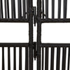Raumteiler Dacia schwarz (5 Paneele Polyrattan)