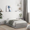 Bettrahmen Reo 75x190cm mit Schubladen, Grau (Holz)