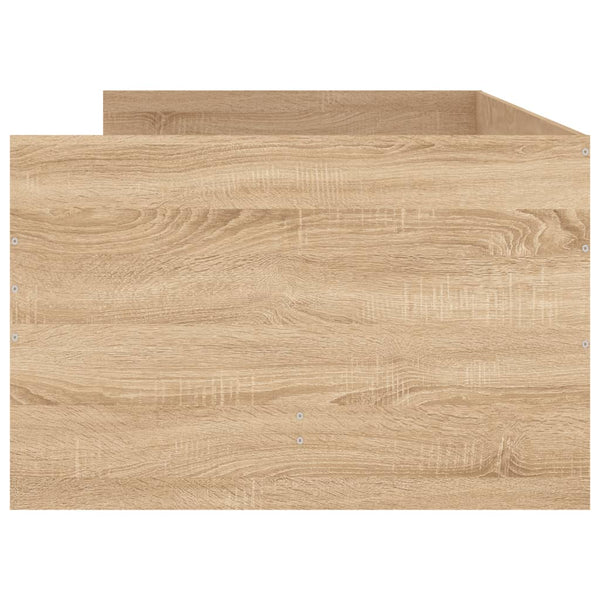 Bettgestell Sonoma-Eiche mit Schubladen Bartalan 90x190cm