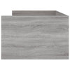 Graues Bettgestell mit Schubladen Bartalan 90x190cm (Sonoma)