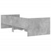 Bettgestell Betongrau mit Schubladen Bartalan 75x190cm (Small Single)