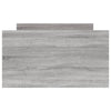 Graues Bettgestell mit Schubladen Geczi 100x200cm (Sonoma)