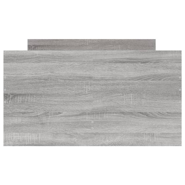 Graues Bettgestell mit Schubladen Geczi 100x200cm (Sonoma)