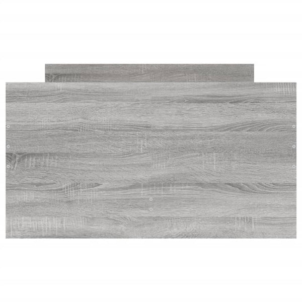 Graues Bettgestell mit Schubladen Geczi 90x200cm (Sonoma)