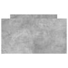 Betongraues Bettgestell mit Schubladen Geczi 90x190cm