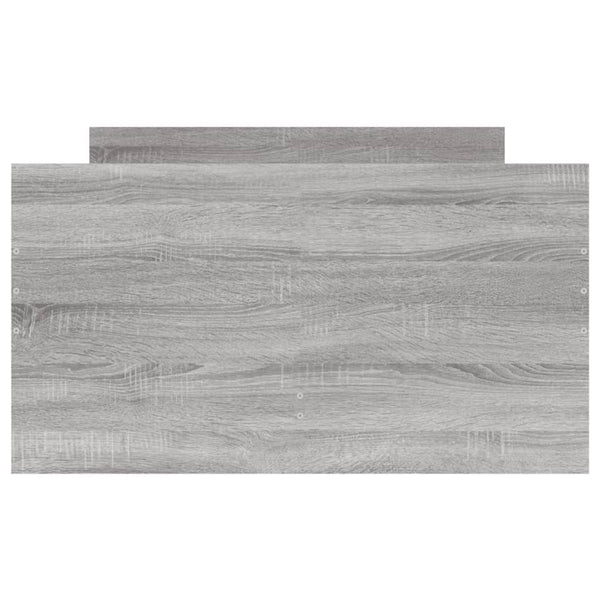 Graues Bettgestell mit Schubladen Geczi 90x190cm (Sonoma)