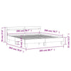 Schwarzes Bettgestell mit Kopfteil Ancara 200x200cm (Holz)