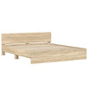Bettgestell Sonoma-Eiche mit Kopfteil Dariu 200x200cm