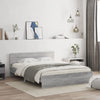 Bettgestell Sonoma Grau mit Kopfteil Dariu 150x200cm