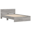 Bettrahmen Sonoma Grau mit Kopfteil Dariu 120x190cm