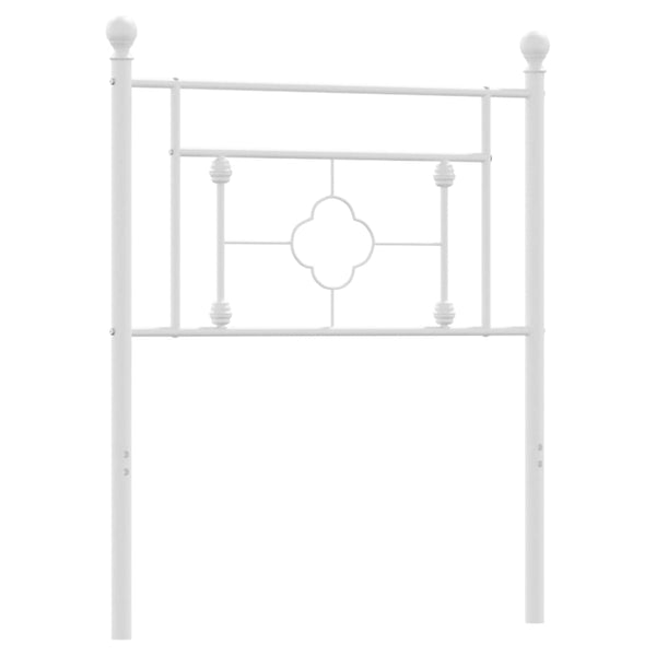 Weißes Metallkopfteil Vinu 75cm