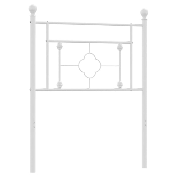 Weißes Metallkopfteil Vinu 75cm