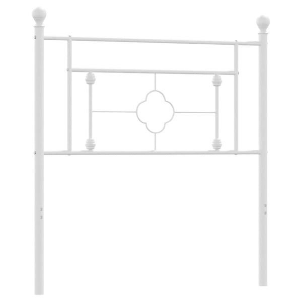 Weißes Metallkopfteil Vinu 100cm