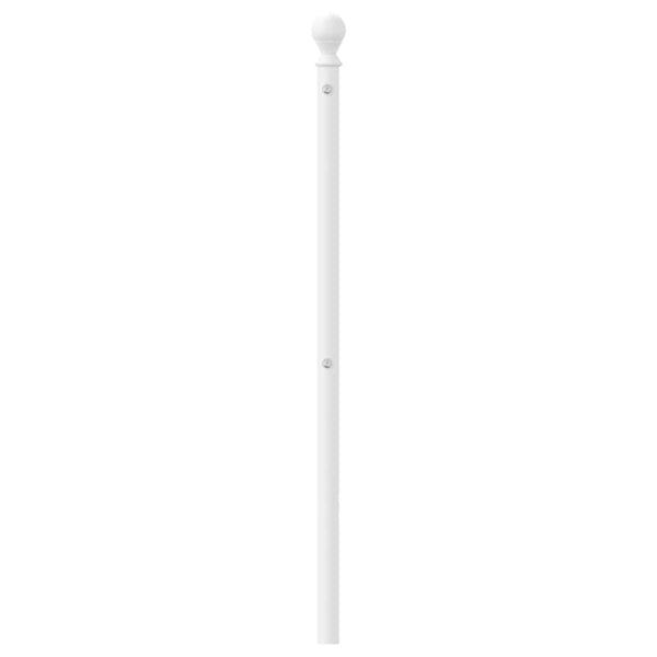 Weißes Metallkopfteil Vinu 100cm