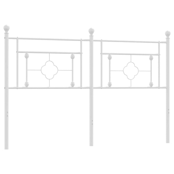 Weißes Metallbettgestell Vinu 160cm