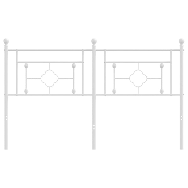 Weißes Metallbettgestell Vinu 160cm