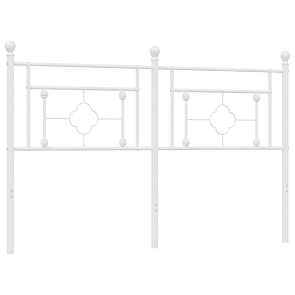 Weißes Metallbettgestell Vinu 160cm