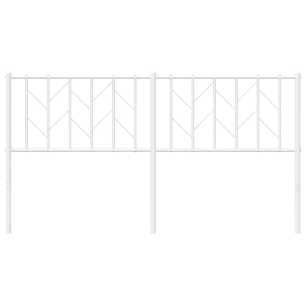 Valkoinen metallinen sängynpääty Evangheniea 160cm